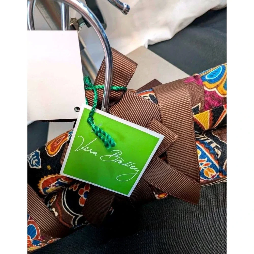 Vera Bradley ~ Set of 3 ~ Padded Hangers ~Brown Kensington Paisley ~ NEW - Picture 4 of 10